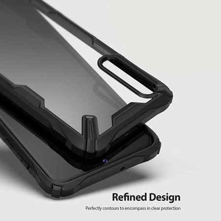 Coque Samsung Galaxy A50 Rearth Ringke Fusion X – Noir