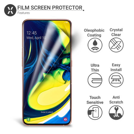 Olixar Samsung Galaxy A80 Film Schermbeschermer - 2 Eenheden