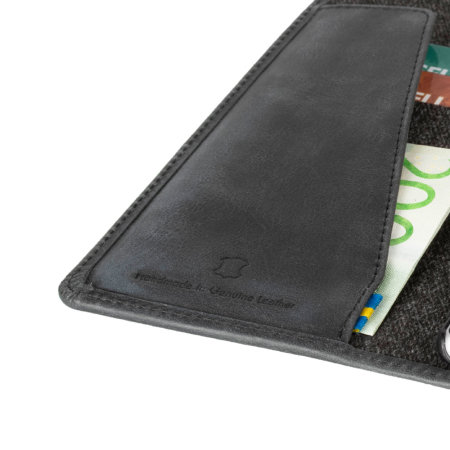 Krusell Sunne 2 Sony Xperia 1 Folio Leather Wallet Case - Black