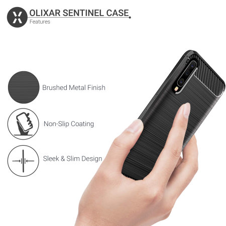 Olixar Sentinel Samsung Galaxy A70 Case And Glass Screen Protector