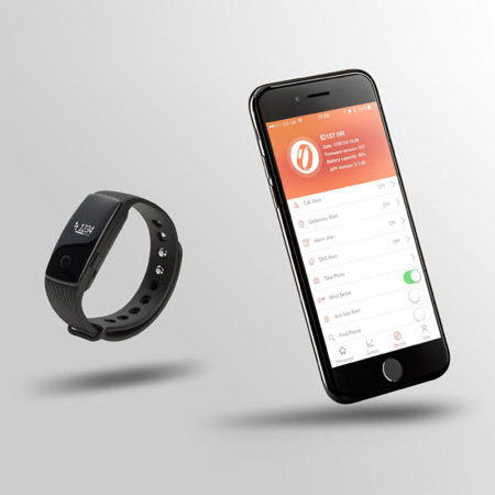 Bracelet Tracker d'activité Kit Milestone – Noir