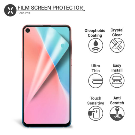 Olixar Samsung Galaxy A60 Film Screen Protector 2-in-1 Pack