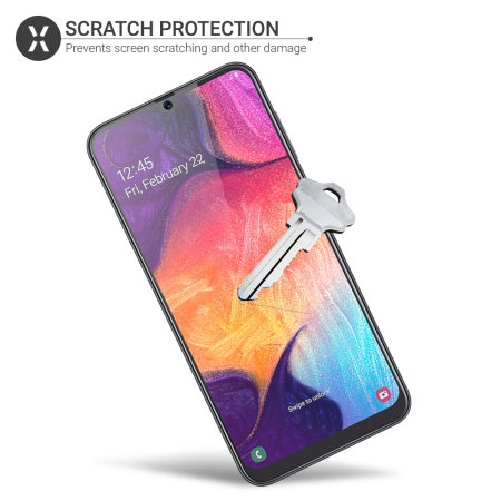 Olixar Samsung Galaxy A30 Film Screen Protector 2-in-1 Pack