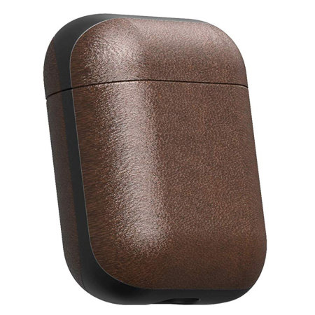 Nomad Airpods Case Genuine Leather - Rustic Brown Leather