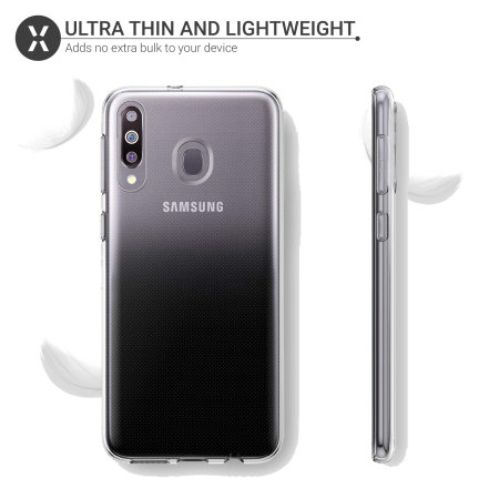 Coque Samsung Galaxy M30 Olixar Ultra-mince en gel – 100% Transparent