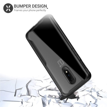 Olixar NovaShield OnePlus 7 Bumper Case - Black