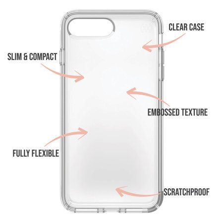 Coque iPhone 8 LoveCases Design Polka – Noir / transparent
