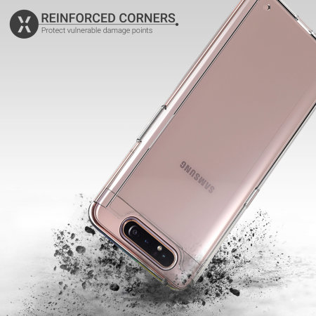 Coque Samsung Galaxy A80 Olixar ExoShield – Transparent