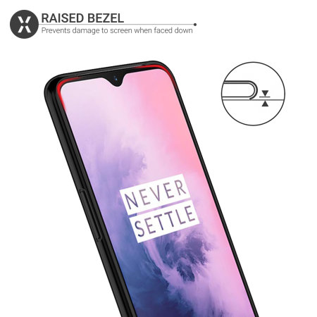 Olixar FlexiShield OnePlus 7 Hülle - Schwarz