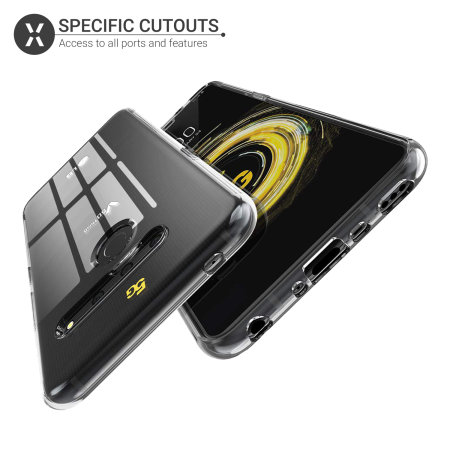 Olixar Ultra-Thin LG V50 ThinQ Case - Transparant