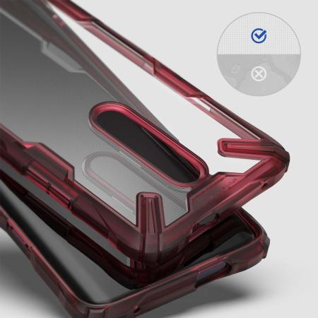 Funda OnePlus 7 Pro Rearth Ringke Fusion X - Roja
