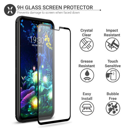 Olixar Sentinel LG V50 ThinQ Case And Glass Screen Protector
