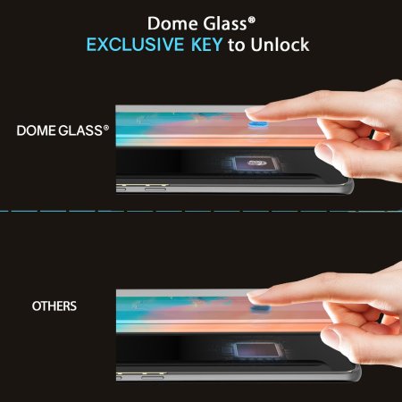 Whitestone Dome Glass heldekkende skjermbeskytter for Galaxy S10 5G