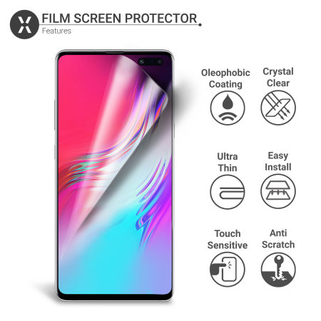 Olixar Samsung Galaxy S10 5G Film Screen Protector 2-in-1 Pack