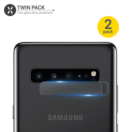 Olixar Samsung S10 5G Camera Protectors - Twin Pack