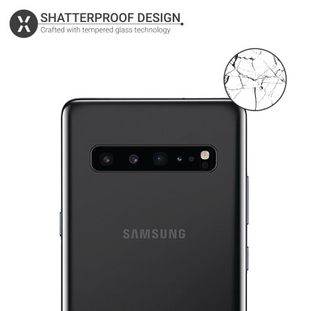 Olixar Samsung Galaxy S10 5G Gehard Glas Camera Beschermers