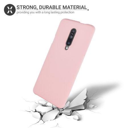 Olixar OnePlus 7 Pro Soft Silicone Case - Pastel Pink