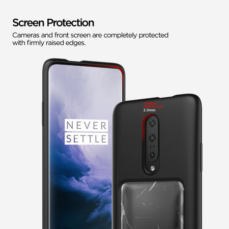 VRS Design Damda High Pro Shield OnePlus 7 Pro Case - Black Marble