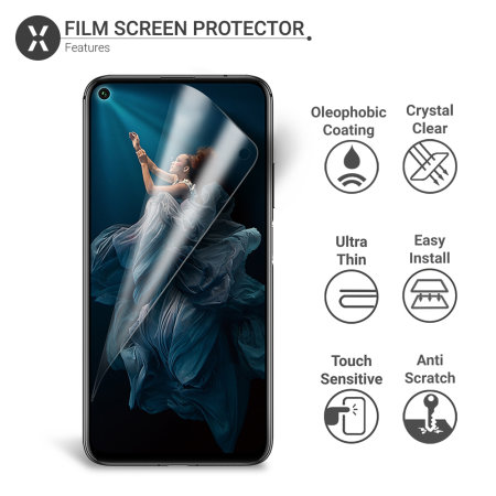 Olixar Huawei Honor 20 Pro Film Screen Protector 2-in-1 Pack