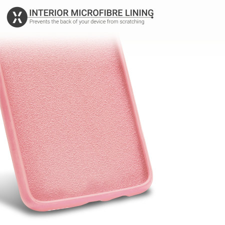Olixar Soft Silicone OnePlus 7 Pro 5G Case - Pastel Pink
