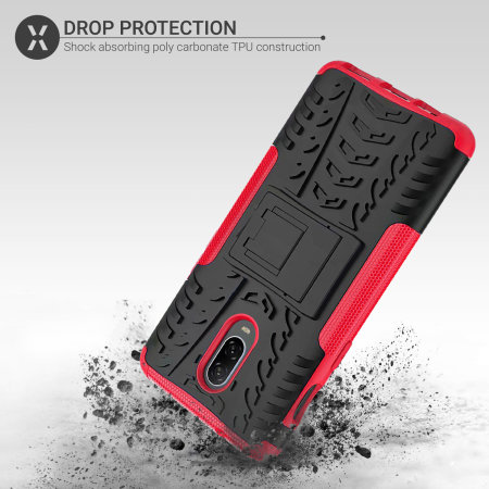 Olixar ArmourDillo OnePlus 7 Protective Case - Red