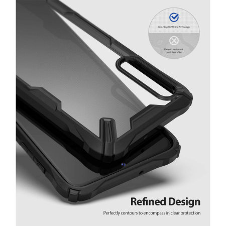Funda Samsung Galaxy A70 Rearth Ringke Fusion - Negra