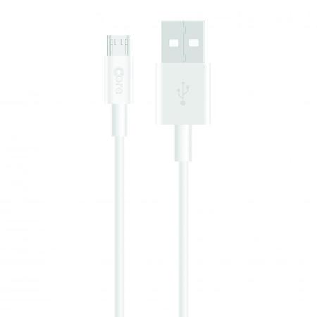 Core Micro USB Cable in Case - White - 1 Metre