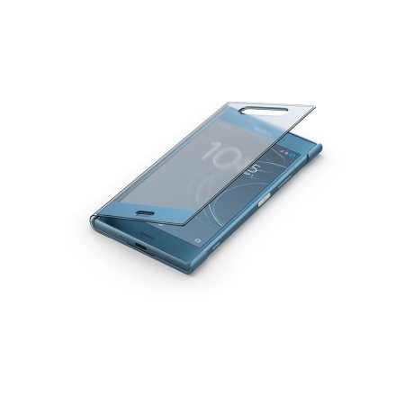 Official Sony Xperia XZ1 Style Cover Touch Case -Blue