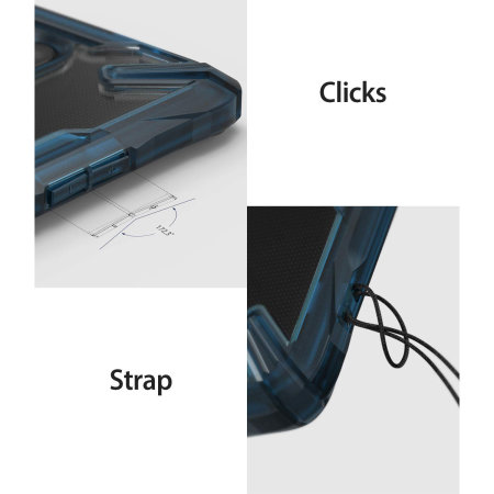 Funda OnePlus 7 Pro Rearth Ringke Fusion X - Azul