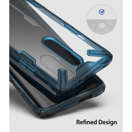Funda OnePlus 7 Pro Rearth Ringke Fusion X - Azul