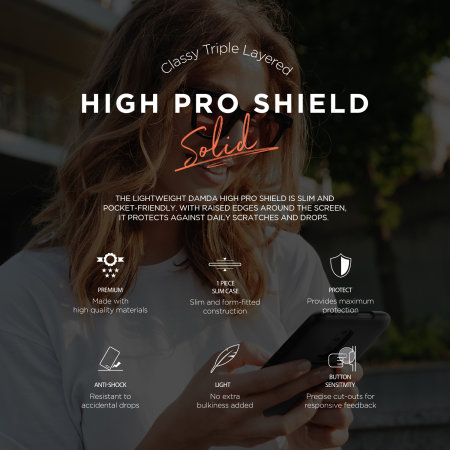 VRS Design Damda High Pro Shield OnePlus 7 Pro 5G Case - Deep Red