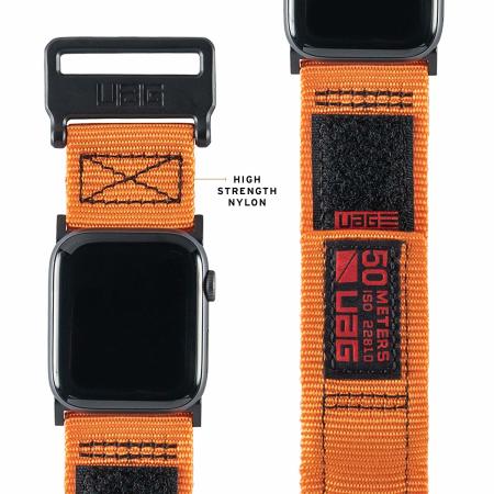 Bracelet Apple Watch 44mm / 42mm UAG Active Strap – Orange