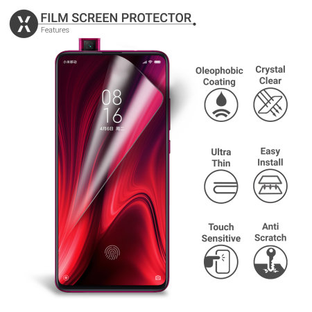 Olixar Xiaomi Redmi K20 Film Screen Protector 2-in-1 Pack
