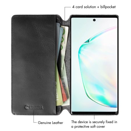 Gray Wallet Case for Samsung Galaxy Note 10 Plus Leather Cover Compatible with Samsung Galaxy Note 10 Plus