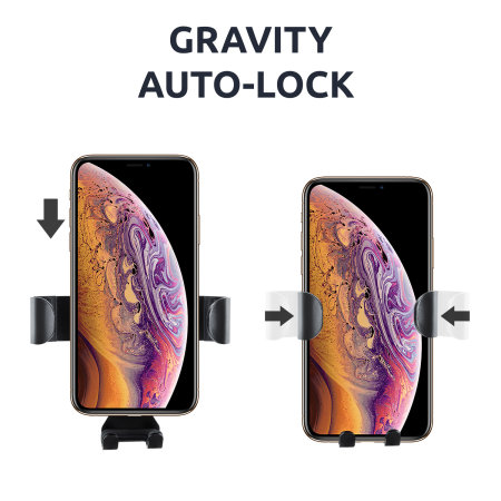 Olixar inVent Gravity Auto-Grip Universal-Autohalterung für Smartphone