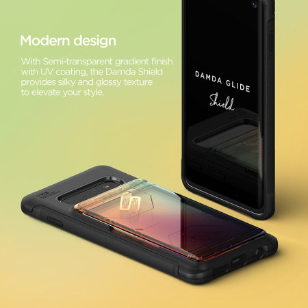 VRS Design Damda Glide Samsung Galaxy S10 5G Case - Orange / Purple