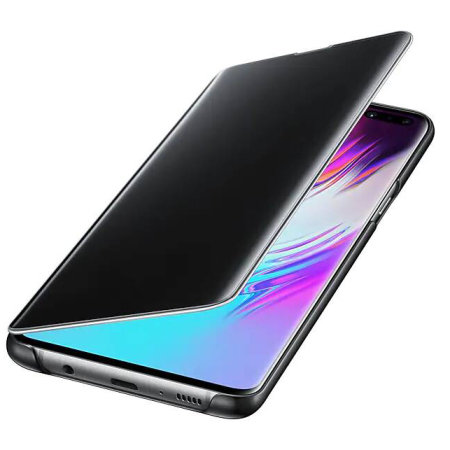 Official Samsung Galaxy S10 5G Clear View Cover Case - Black