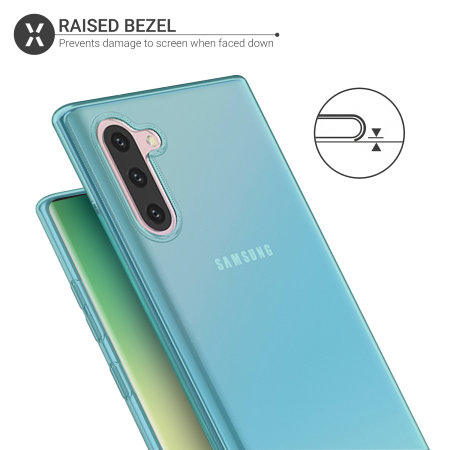 Olixar FlexiShield Galaxy Note 10 Deksel - Blå