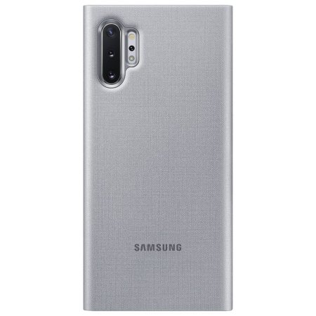 Official Samsung Galaxy Note 10 Plus LED View Cover Case - Silver