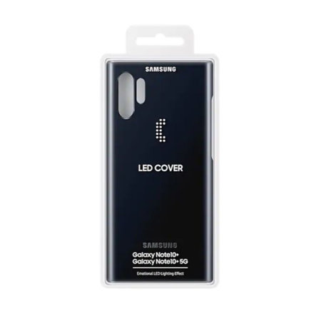 Official Samsung Galaxy Note 10 Plus LED Cover Case - Black