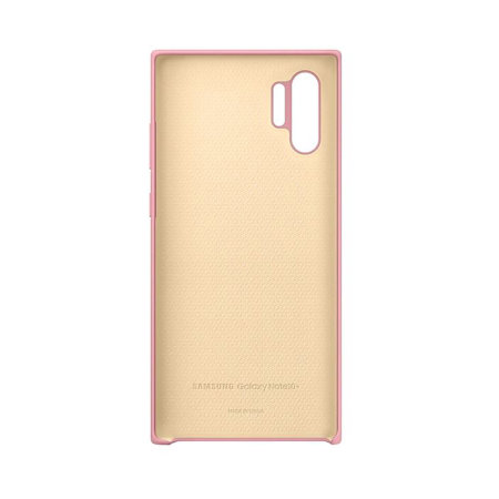 Offizielle Samsung Galaxy Note 10 Plus Silicone Cover Hülle - Rosa