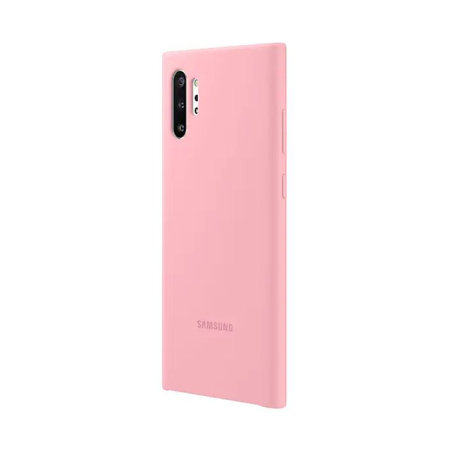 Offizielle Samsung Galaxy Note 10 Plus Silicone Cover Hülle - Rosa
