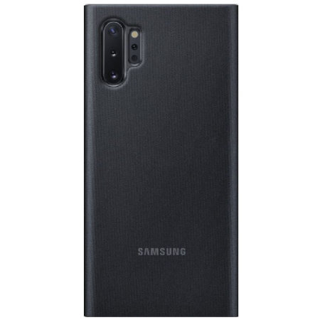 Funda Samsung Galaxy Note 10 Plus Oficial Clear View - Negra