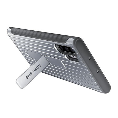 Officieel Samsung Galaxy Note 10 Plus Protective Stand Case - Zilver