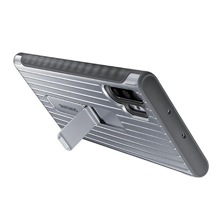 Officieel Samsung Galaxy Note 10 Plus Protective Stand Case - Zilver