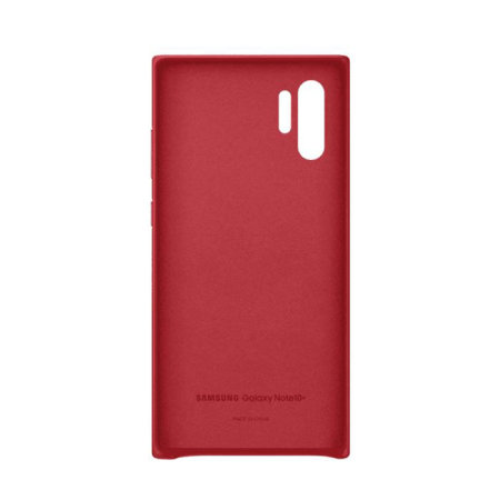 Funda Oficial Samsung Galaxy Note 10 Plus Leather Wallet Cover - Roja
