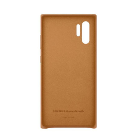 Offizielle Samsung Galaxy Note 10 Plus Ledertasche - Braun