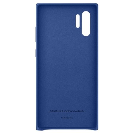 Coque officielle Samsung Galaxy Note 10 Plus Leather Cover – Bleu