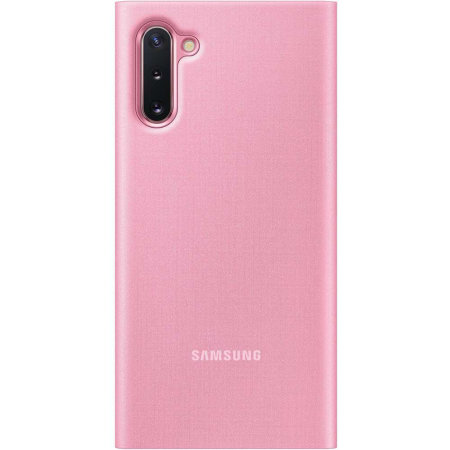 Official Samsung Galaxy Note 10 LED View Cover Case - Pink