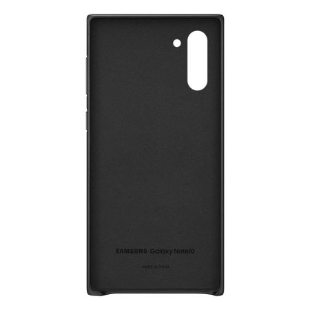 Official Samsung Galaxy Note 10 Leather Cover Case - Black